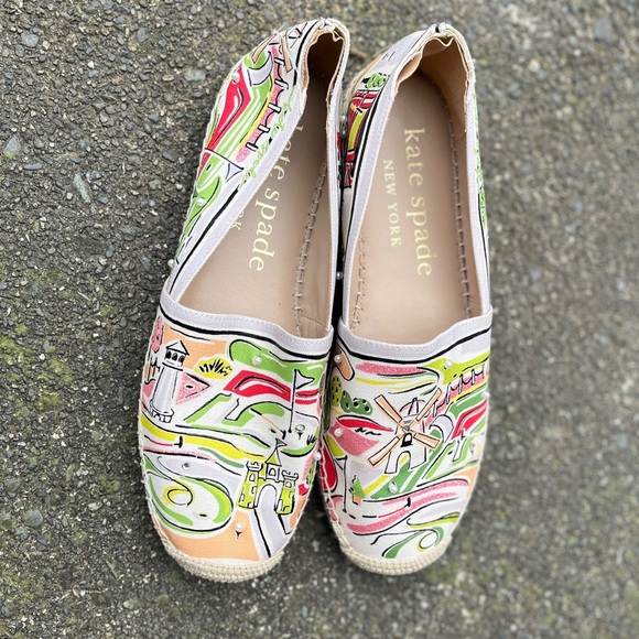 Kate Spade New York Putt Putt Espadrille slip-on Sz 8.5 - Picture 2 of 8